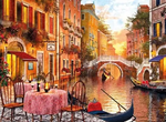 Load image into Gallery viewer, Paint by Number - Cafe by the Canal
