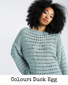 Cosmic Sweater - Shiny Happy Cotton - Knitting Pattern
