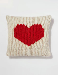 Crazy For You Cushion - Intermediate Knitting Pattern