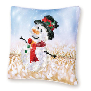 Diamond Dotz - Snowman Top Hat Mini Pillow