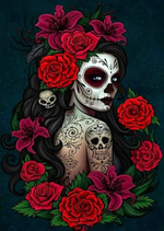 将图片加载到图库查看器，Paint by Number - Cinco de Mayo Roses
