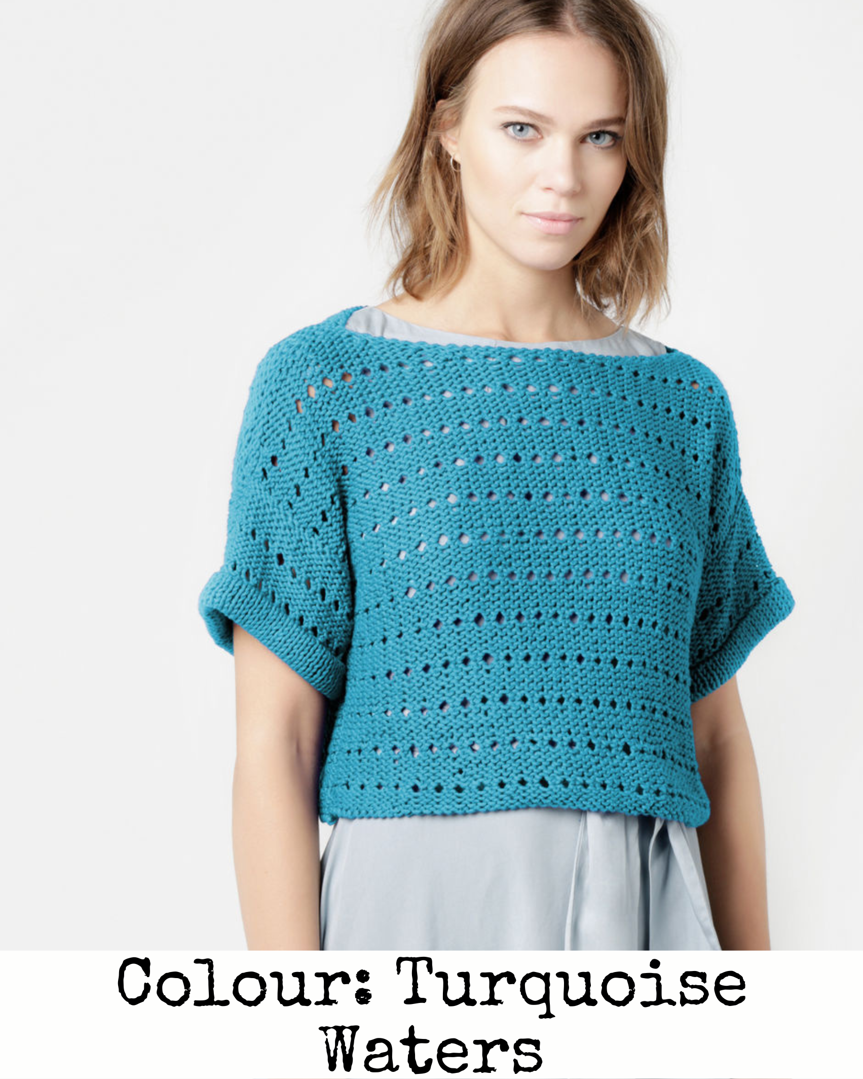 Diana Sweater - Shiny Happy Cotton - Knitting Pattern