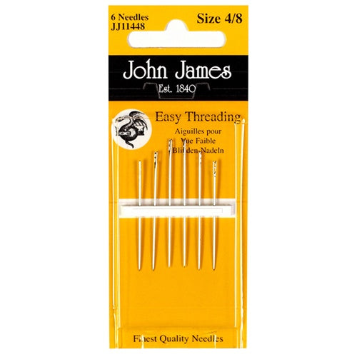 Hand Sewing JJ Needles - Easy Thread 4/8