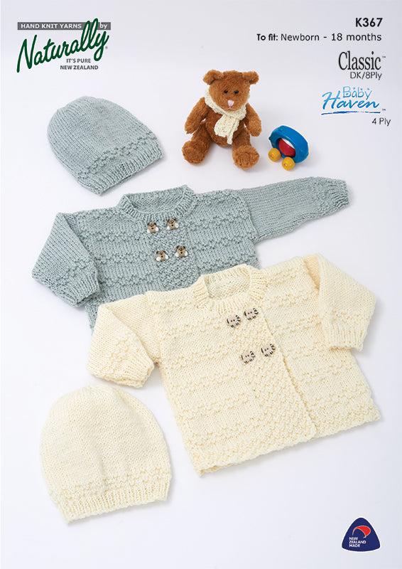 Knitting Pattern - Classic & Baby Haven 4Ply & 8Ply