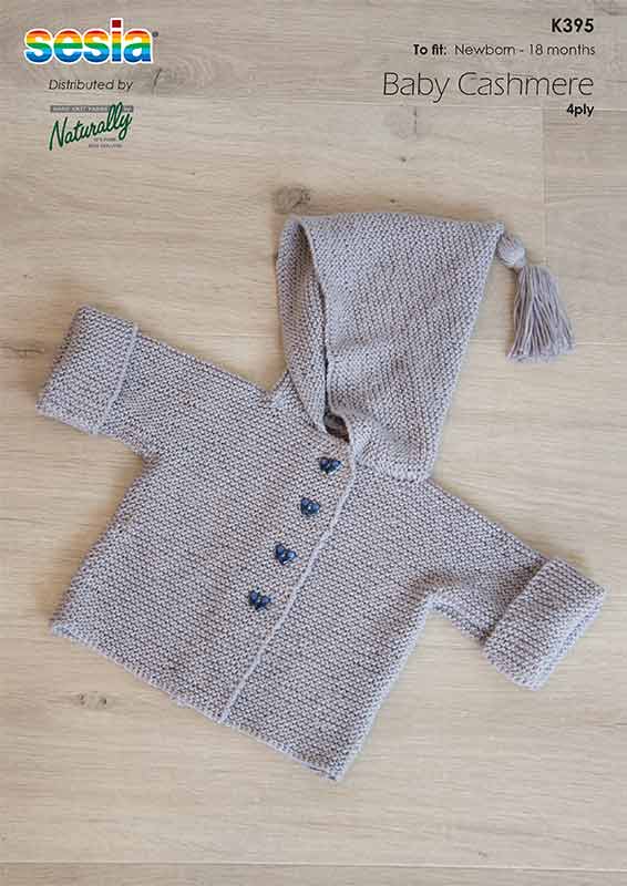 Knitting Pattern - Baby Cashmere 4Ply