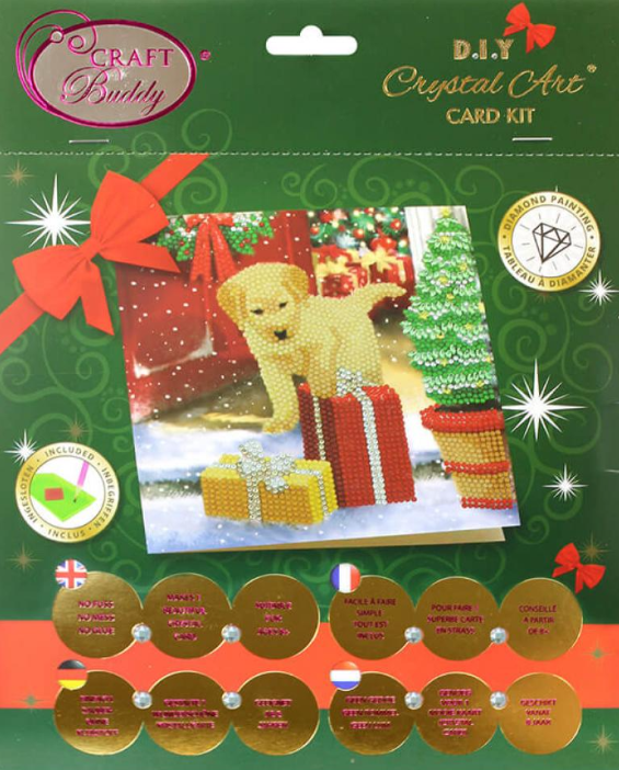 Crystal Card Kit - Christmas Card - 18 x 18cm