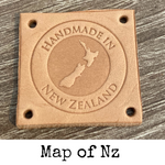 将图片加载到图库查看器，Leather Labels - Handmande in NZ

