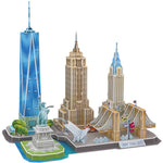 将图片加载到图库查看器，Carrera-Revell 3D Puzzle - New York Skyline
