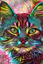 将图片加载到图库查看器，Paint by Number - Rainbow Cat
