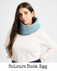 Snuggle Up Snood - Crazy Sexy Wool - Knitting Pattern