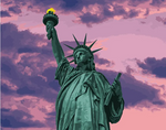 将图片加载到图库查看器，Paint by Number - Statue of Liberty
