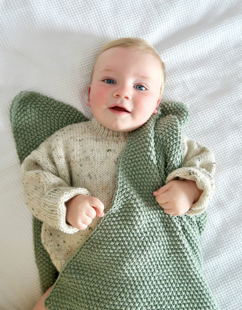 Sweet Like Blanket - Easy Knitting Pattern