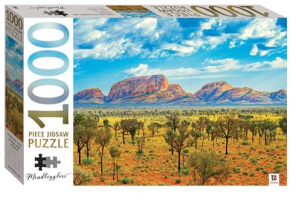 Mindbogglers 1000pc Puzzle: Uluru-Kata Tjuta National Park, Australia
