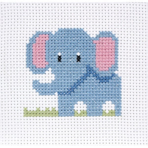Anchor 1st Kit: Cross Stitch – Elephant
