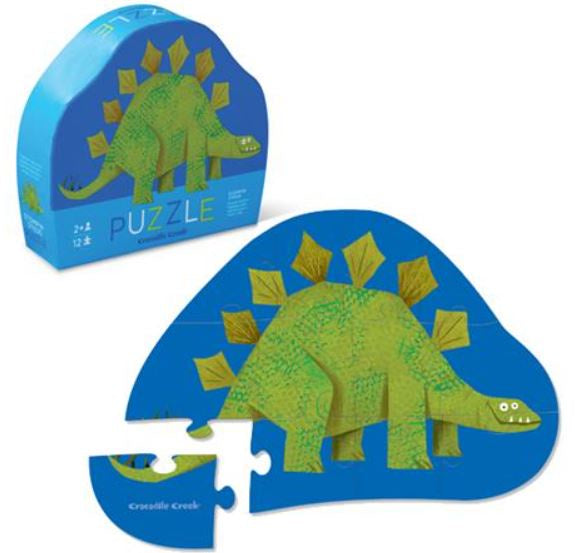 Croc Creek 12pc Mini Puzzle Stegosaurus