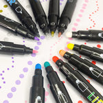将图片加载到图库查看器，Dot Markers Acrylic Paint Pens - Set of 12
