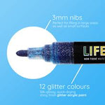 将图片加载到图库查看器，Glitter Paint Pens - Medium Tip
