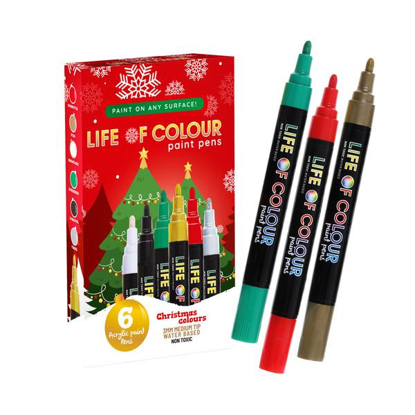 Christmas Colours Pack Limited Edition - Medium Tip